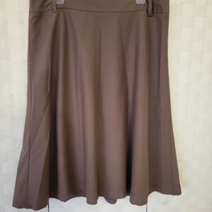 Merona Brown A-Line Skirt 18